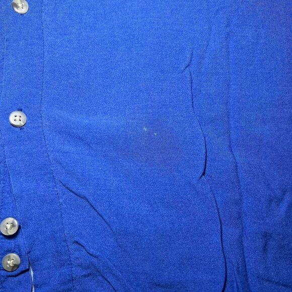 Pierre Cardin Hawaiian Button-up Shirt Men's Large Hula Girl Tropical Floral - Picture 6 of 7